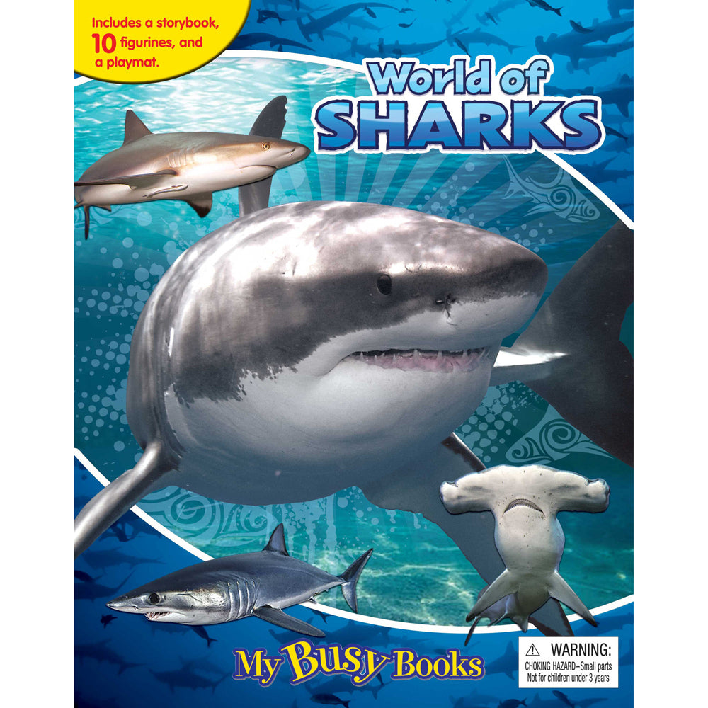 2PK Sharks My Busy Books Kids/Children Activity Kit 3y+