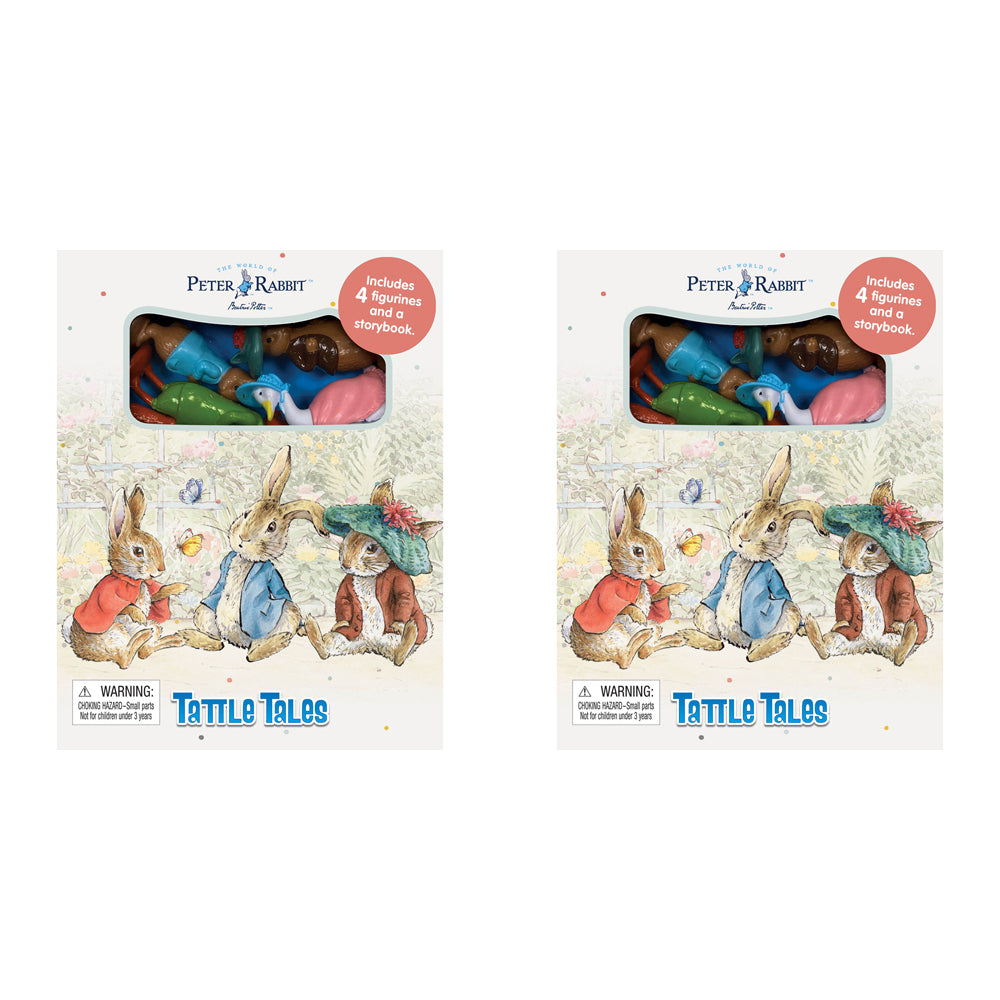 2PK Peter Rabbit Classic Tattle Tales Kids/Children Storybook 3y+