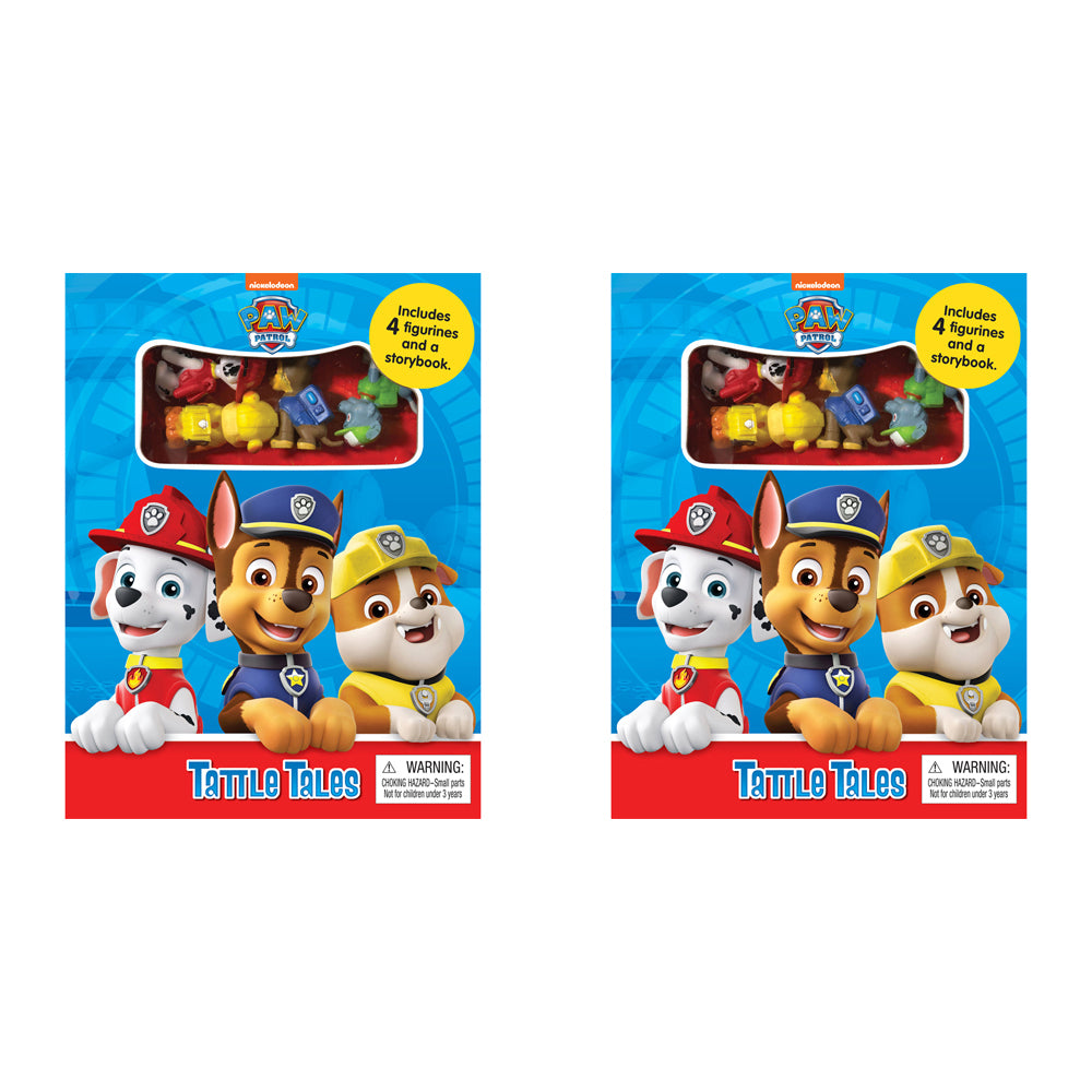 2PK Paw Patrol Tattle Tales Kids/Children Storybook 3y+