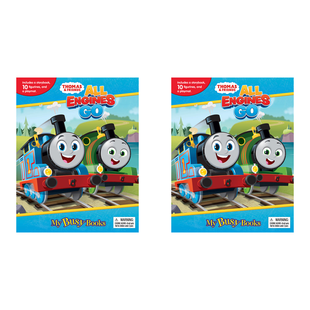 2PK Thomas All Engines Go New My Busy Books Kids Activity Kit 3y+