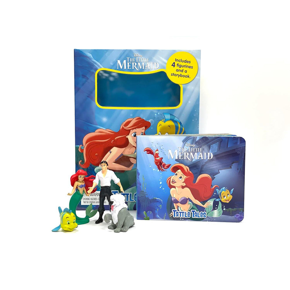 2PK Disney Little Mermaid Classic Tattle Tales Kids/Children Storybook 3y+