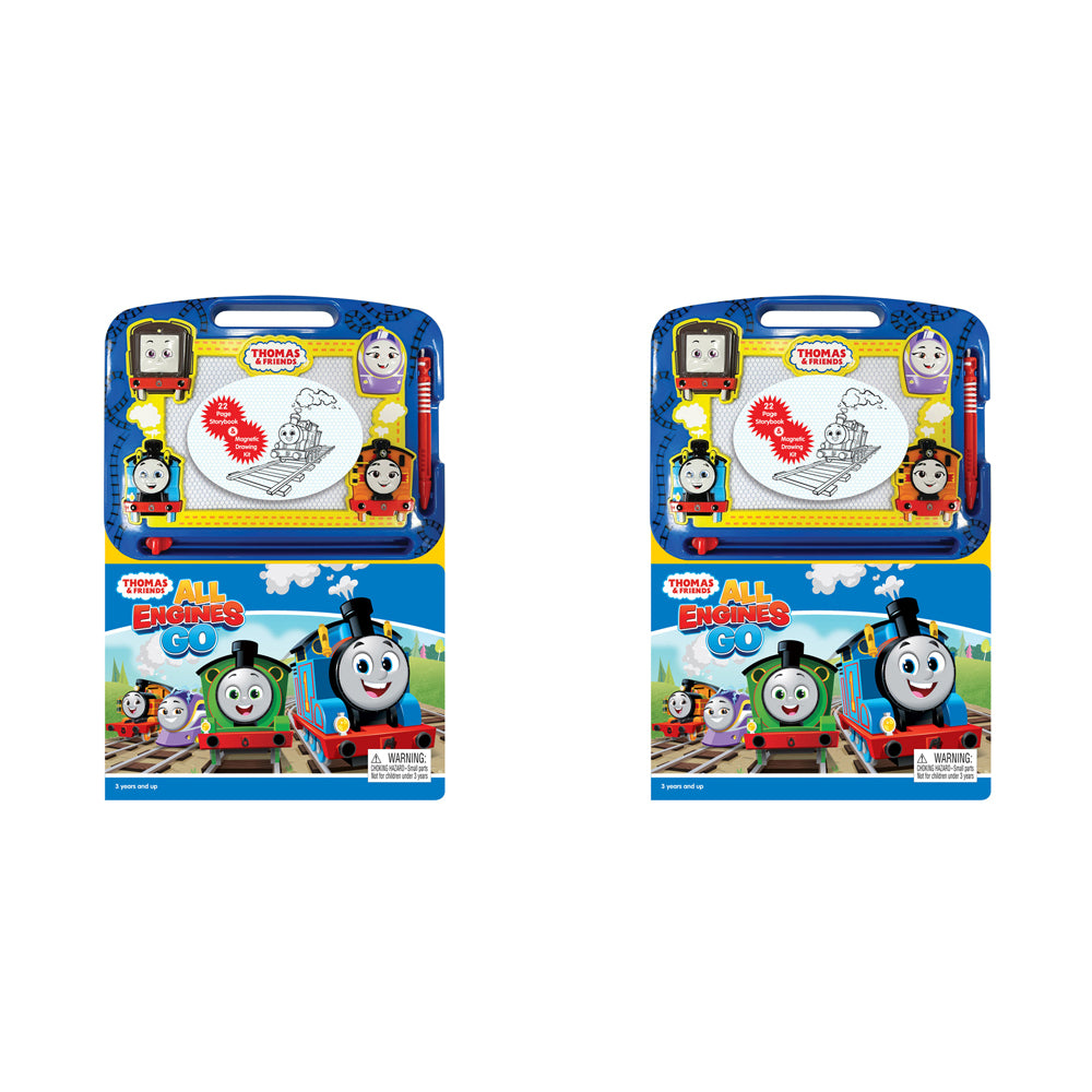 2PK Thomas On The Go New Learning Series Kids Drawing Pad w/ Book 3y+
