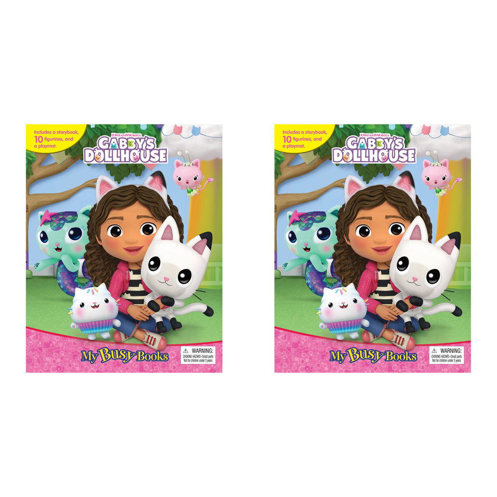 2PK Uni. Gabby's Dollhouse My Busy Books Kids Activity Kit 3y+