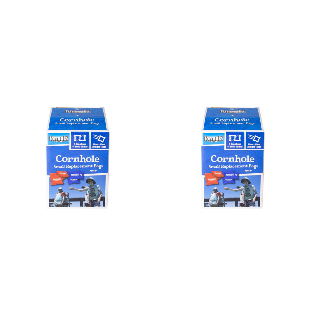 2PK Formula Sports Cornhole Small Replacement Bags 10x10cm Kids 6y+