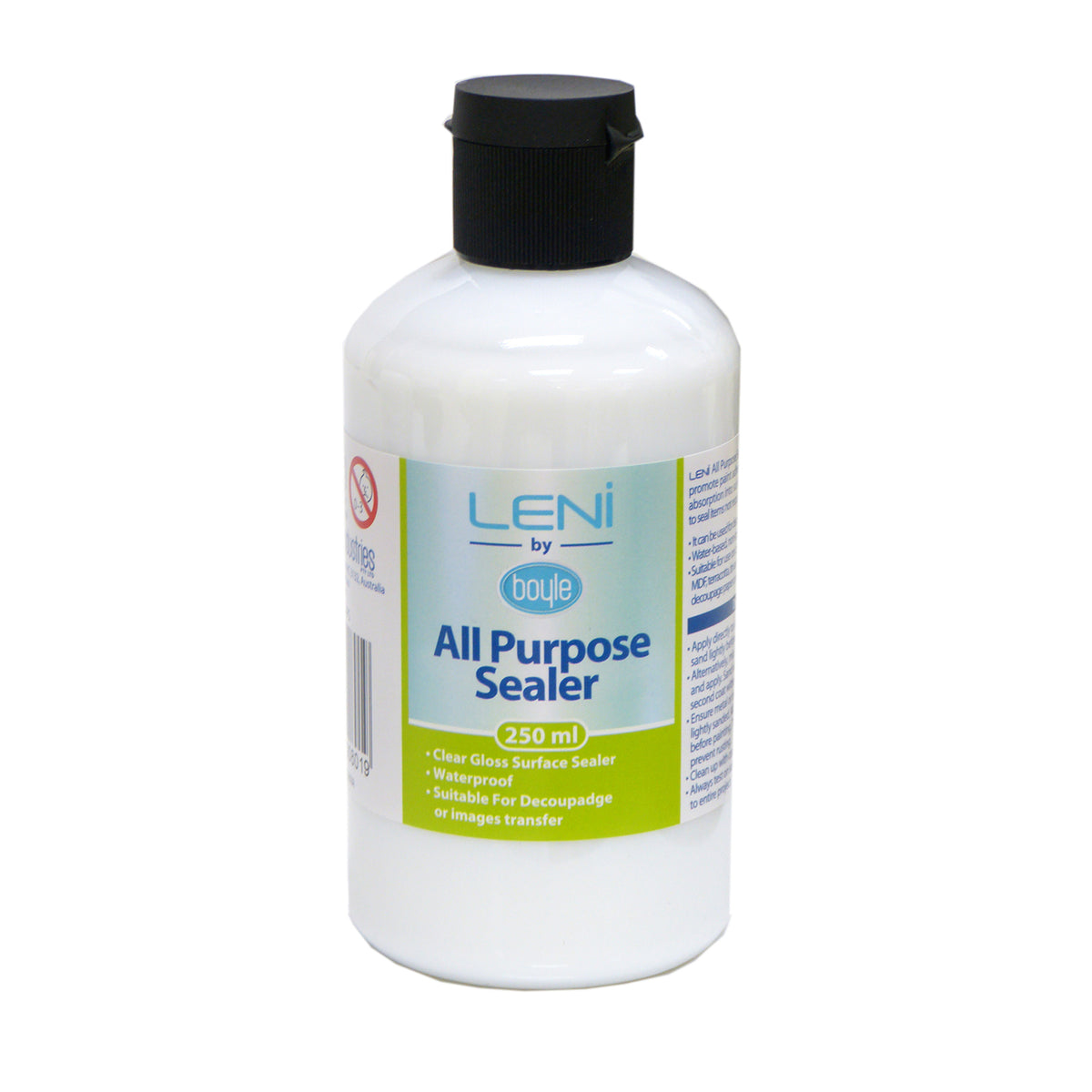 2x Boyle Leni All Purpose 250ml Clear Gloss Surface Sealer