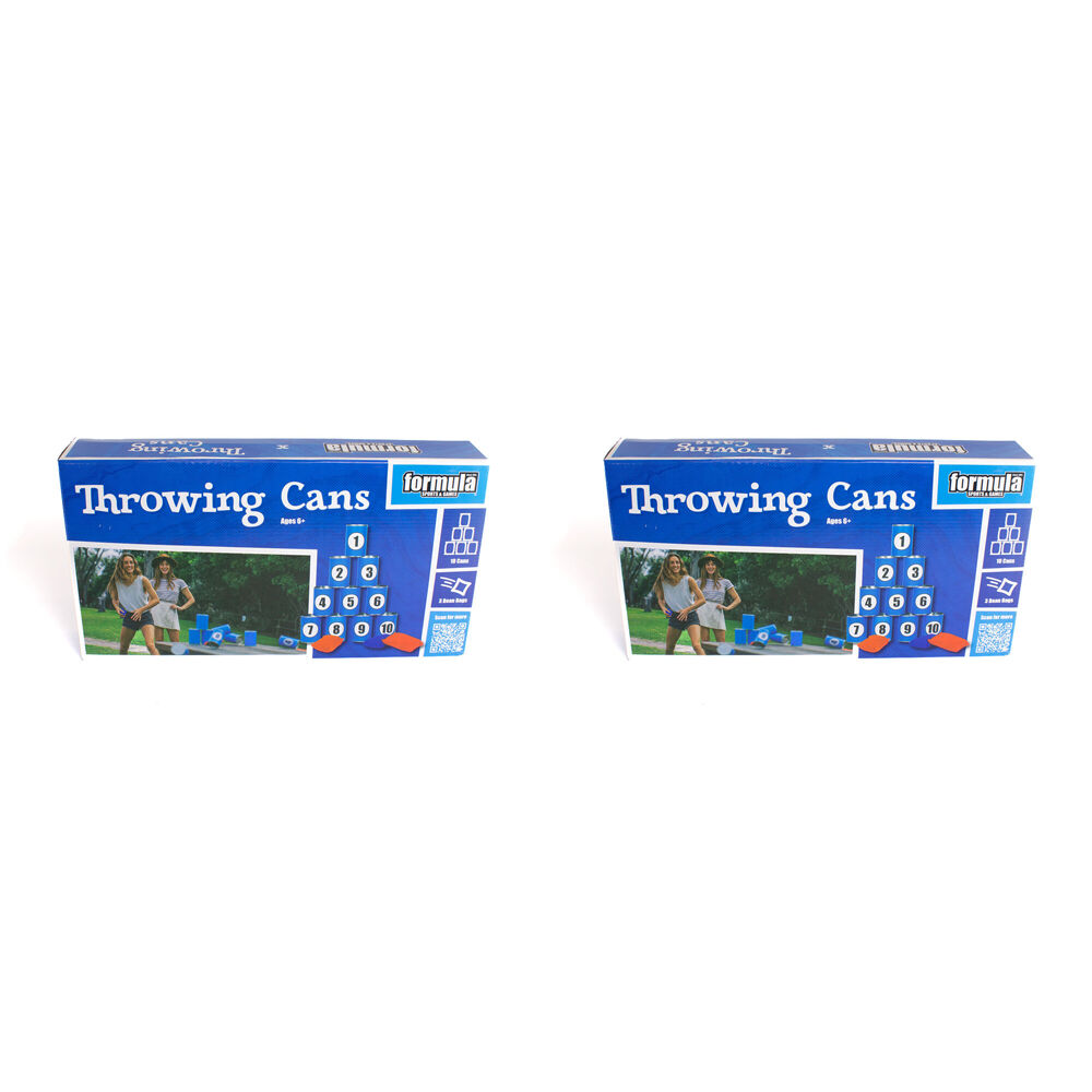 2PK Formula Sports Throwing Cans Knockdown Game Kids 6y+
