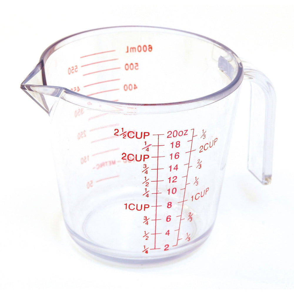 4x Cuisena 300ml Plastic Measuring Jug Baking/Kitchen - Clear