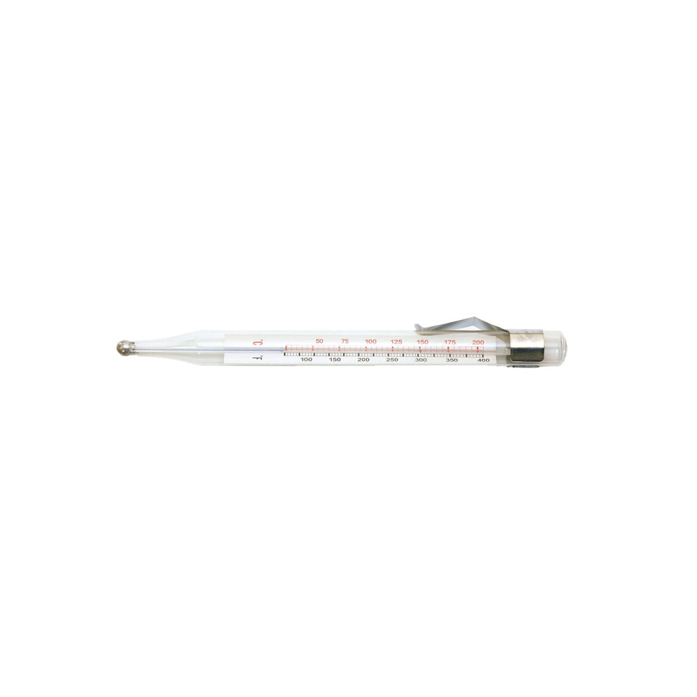4x Cuisena Clip-On Analogue Glass Candy Thermometer - Clear