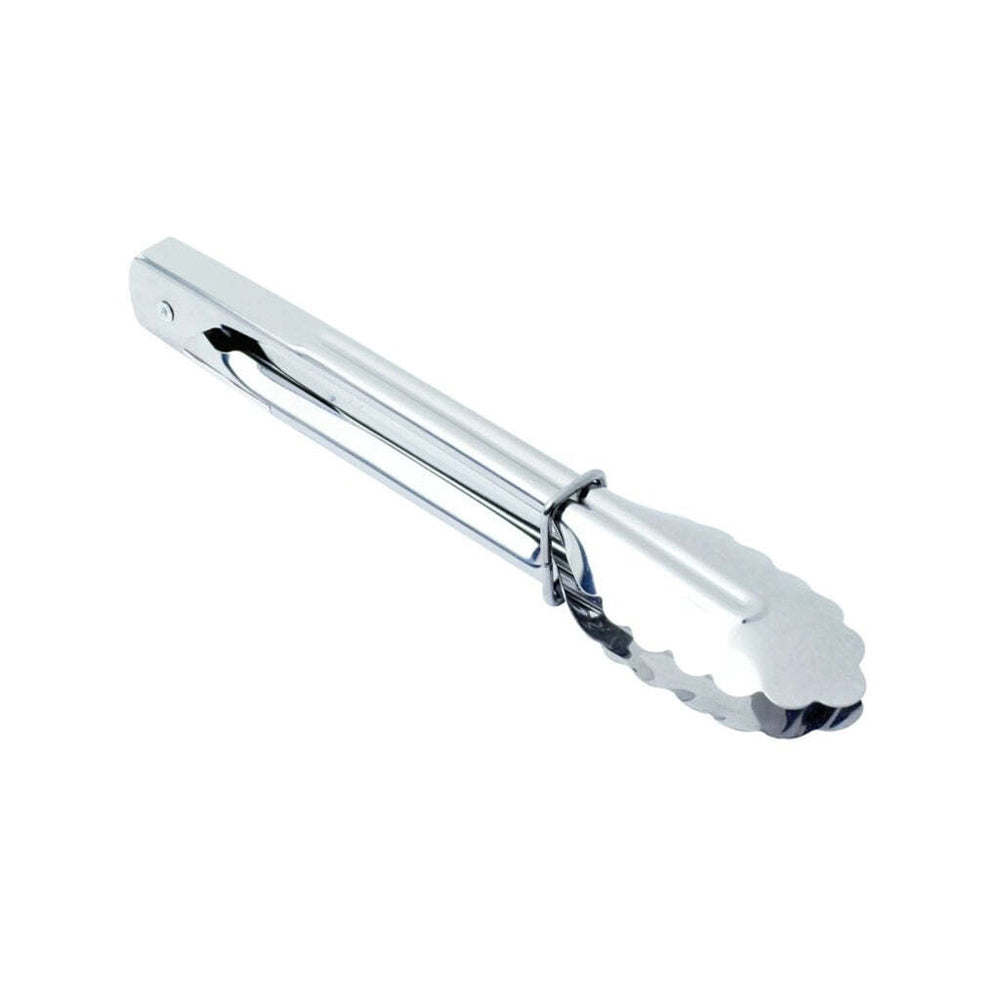 6PK Cuisena 18cm Stainless Steel Mini Tongs Serving Utensil - Silver