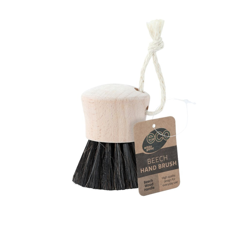 3PK White Glove Eco Beech Hand Brush 6cm