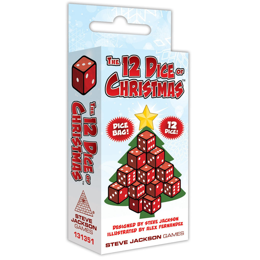 2PK Steve Jackson Games The 12 Dice of Christmas Dice Game 10y+