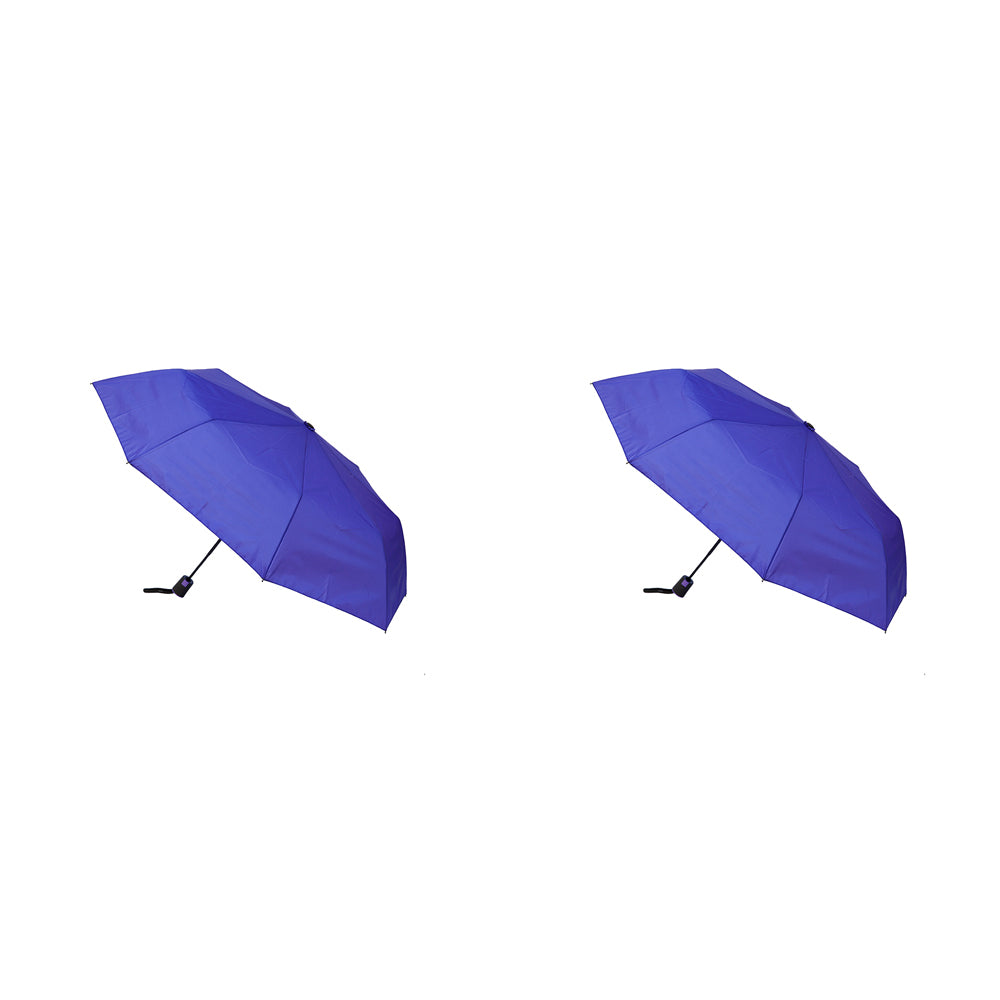 2PK Clifton UPF50+ Auto Open Fashion Folding Umbrella - Purple