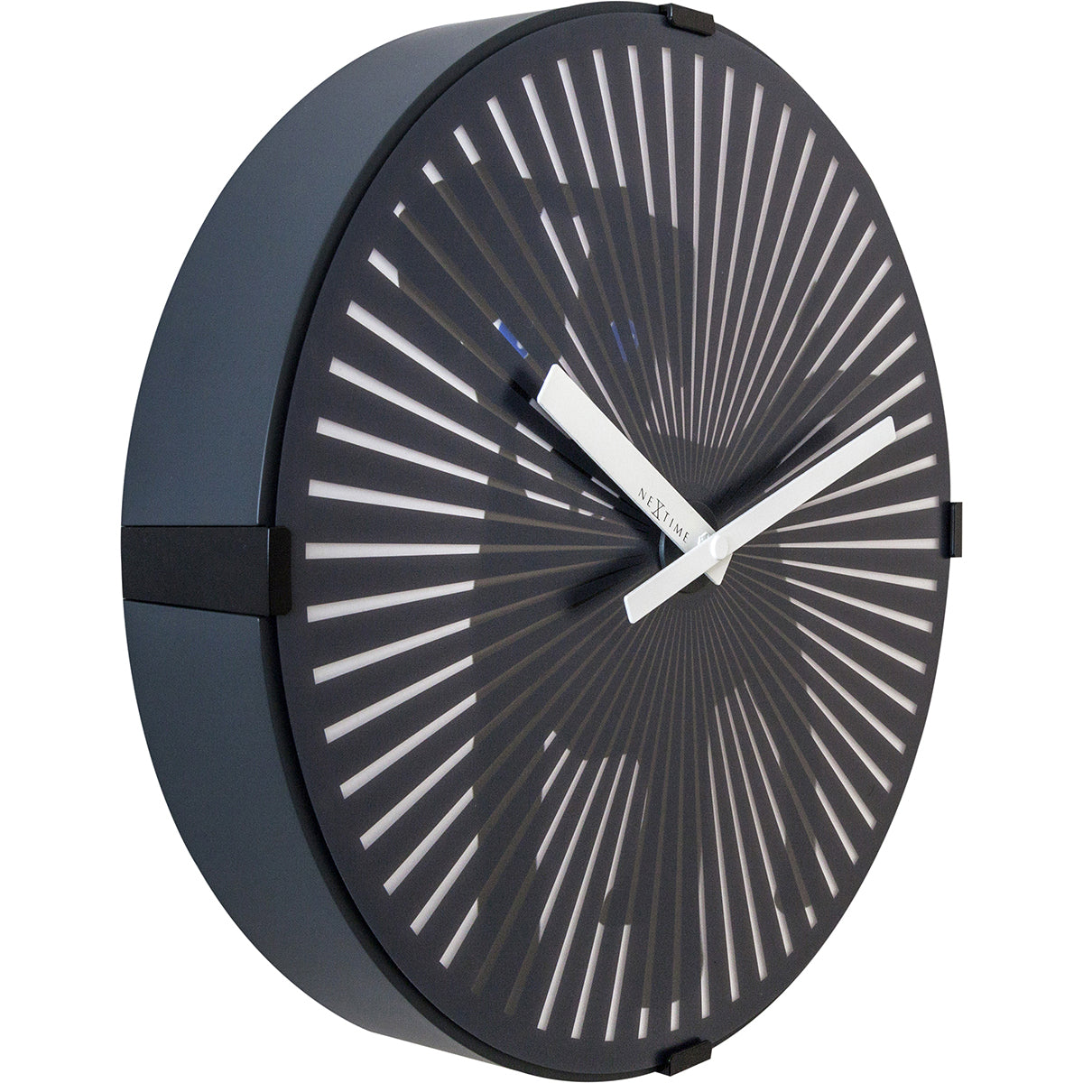 NeXtime 30cm Motion Dog Round Analogue Wall Clock - Black