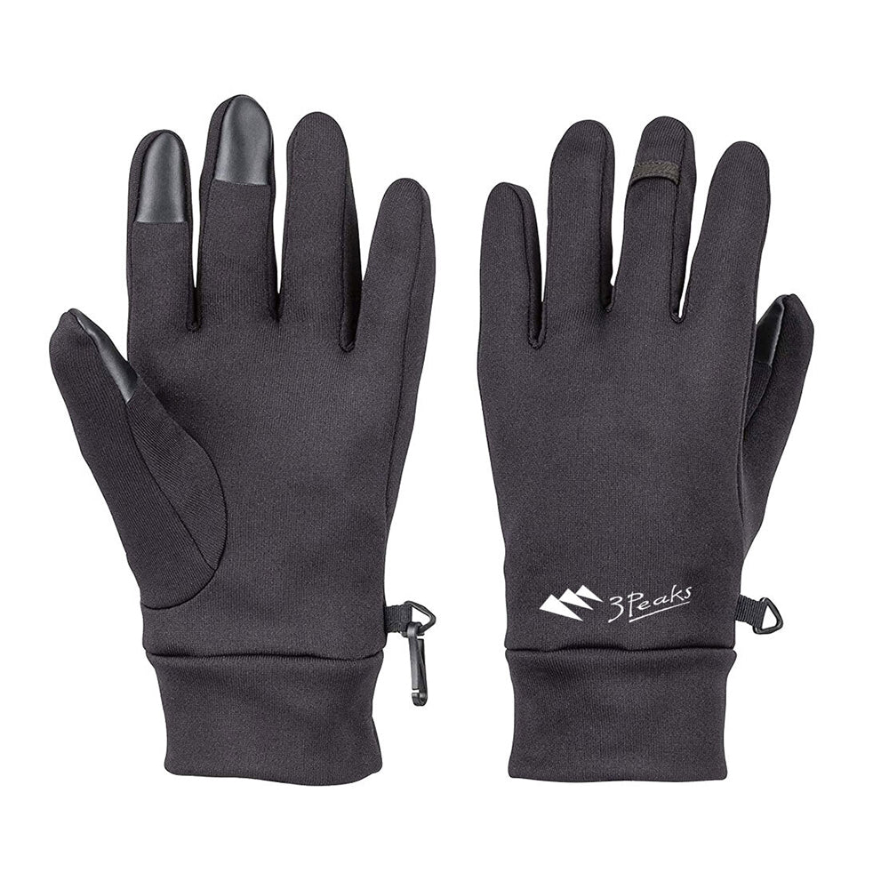 3 Peaks Unisex Active Stretch Hand Glove - Black M