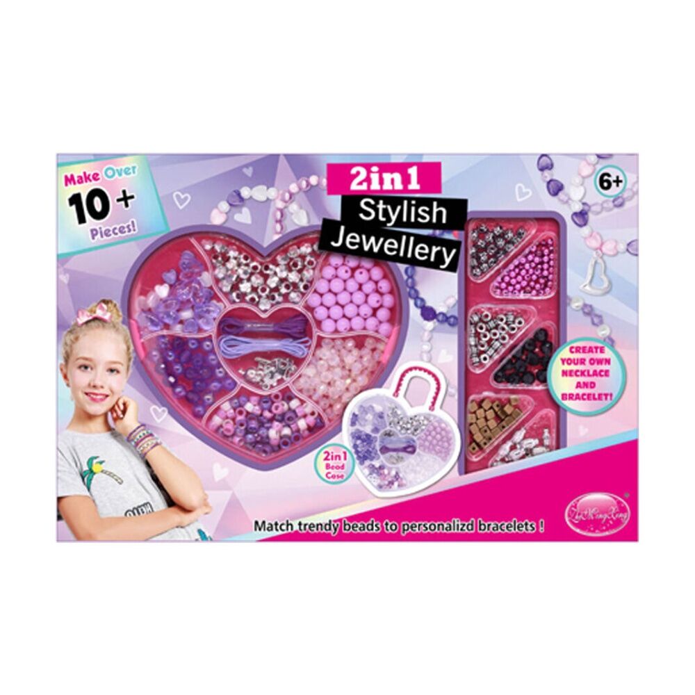3PK ABT Kids 2-in-1 Jewellery Necklace & Bracelet Set Assorted
