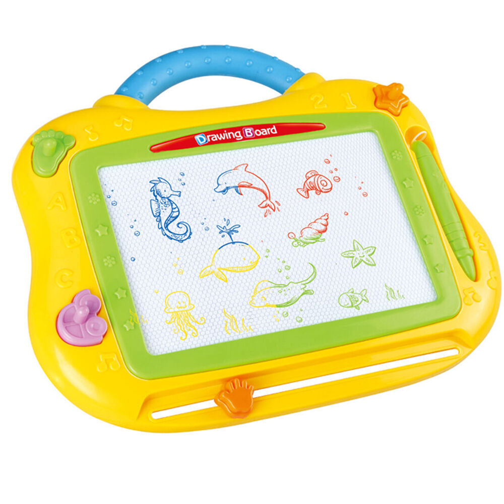 2PK ABT Colour Magnetic Drawing Board Small Kids Toy Portable
