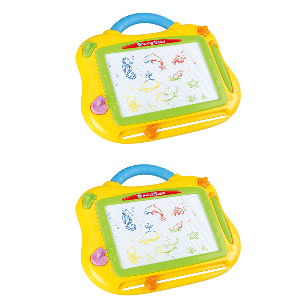 2PK ABT Colour Magnetic Drawing Board Small Kids Toy Portable