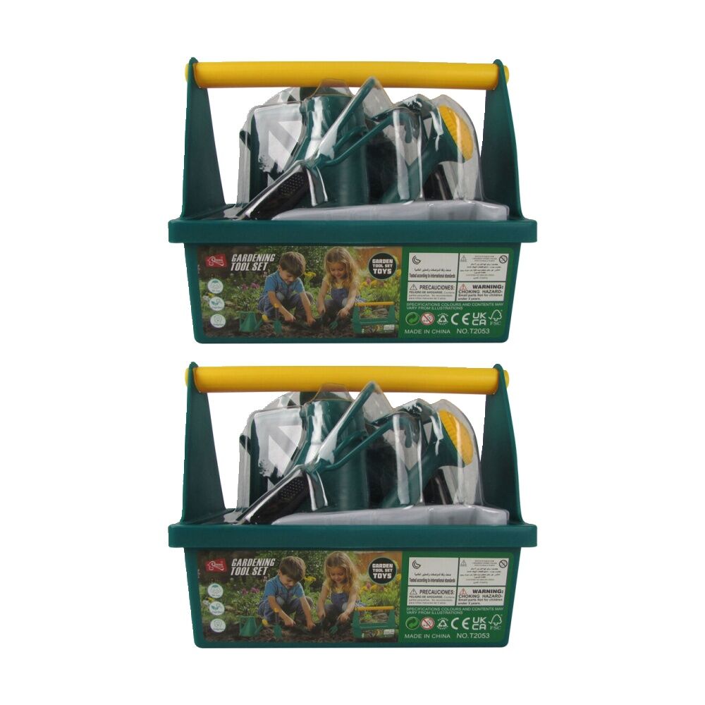 2PK ABT Kids Gardening Tool Box Play Pretend Toy 3Y+