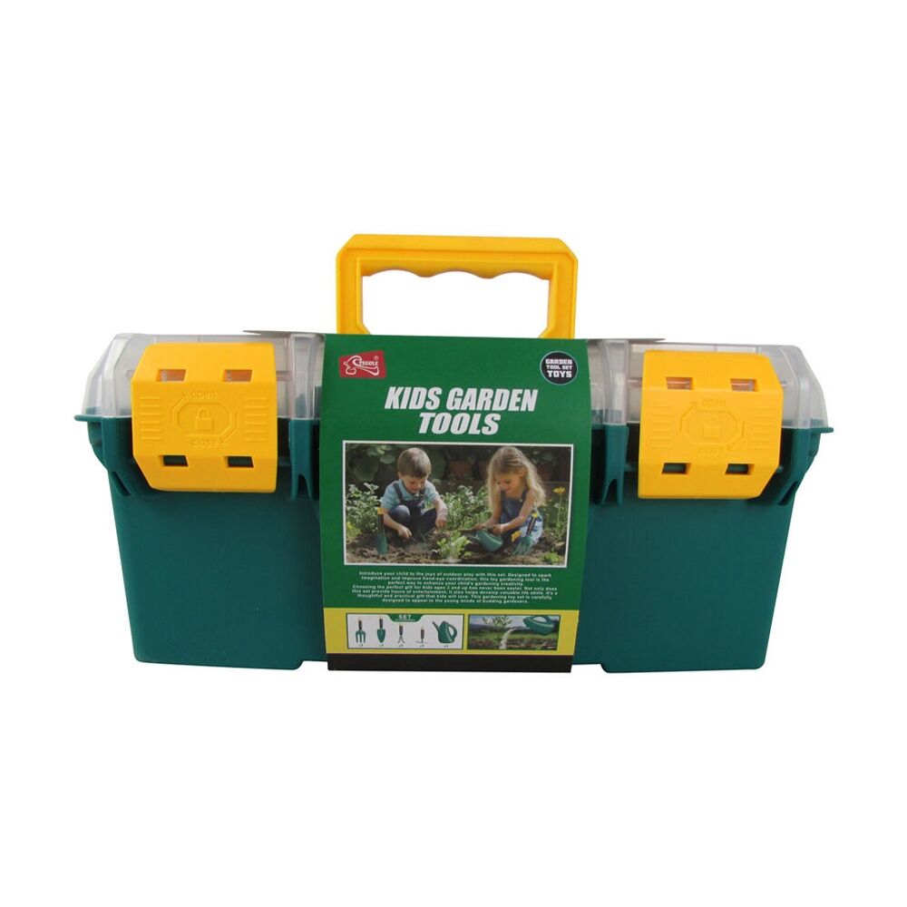 2PK ABT Kids Gardening Tools In Case Play Pretend Toy 3Y+