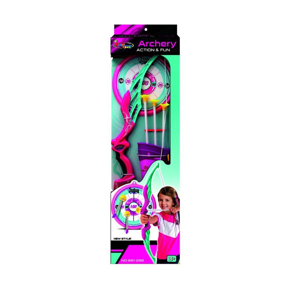 ABT Kids Archery Set For Girls Bow And Arrow With Suction Cup 6+