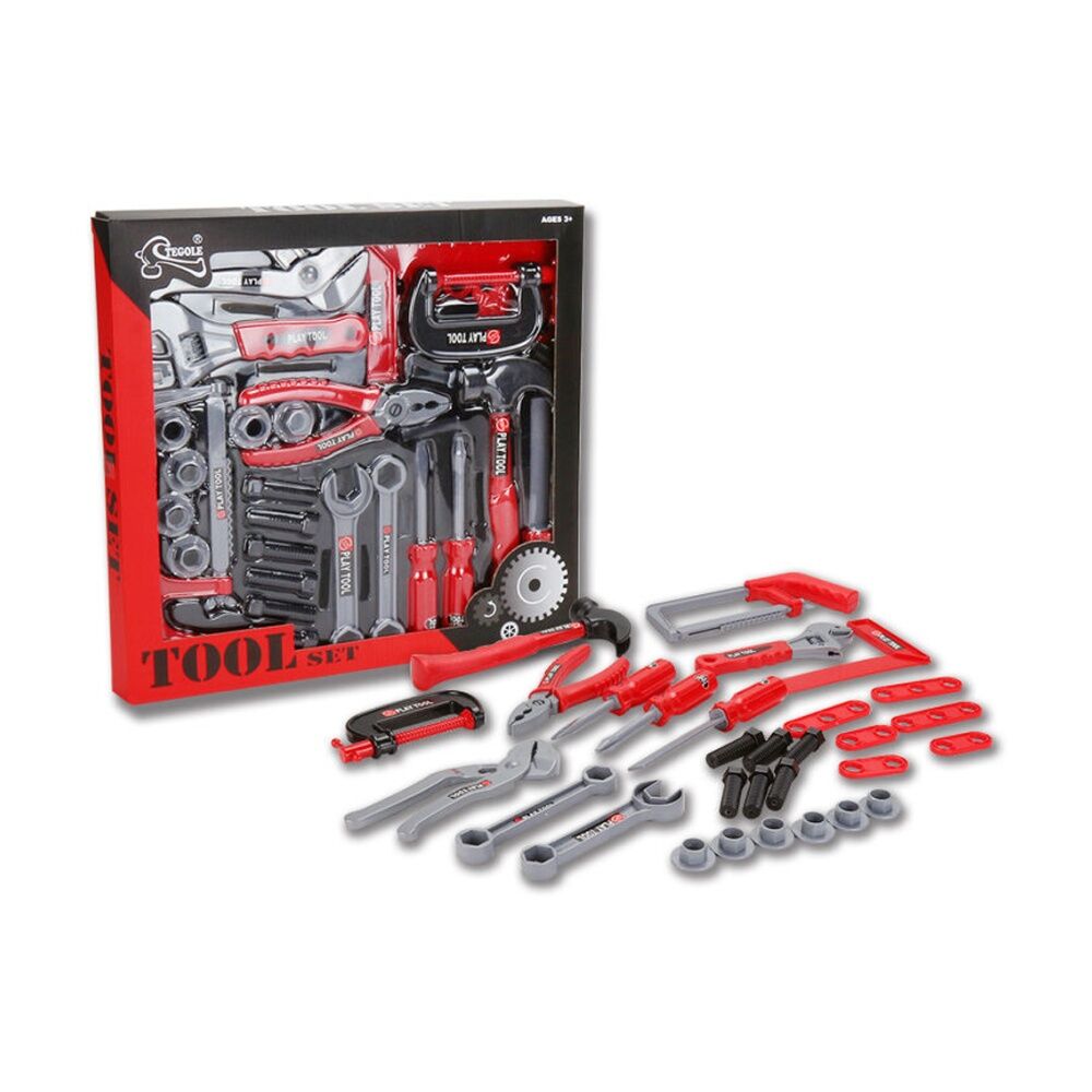 12pc ABT Kids Play Pretend Tool Set and Accessories 3Y+ Assorted