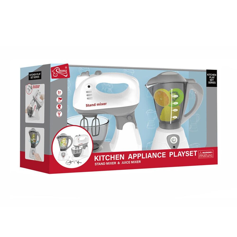 ABT Kids Play Pretend Kitchen Electronic Mixer Juicer Set 3Y+