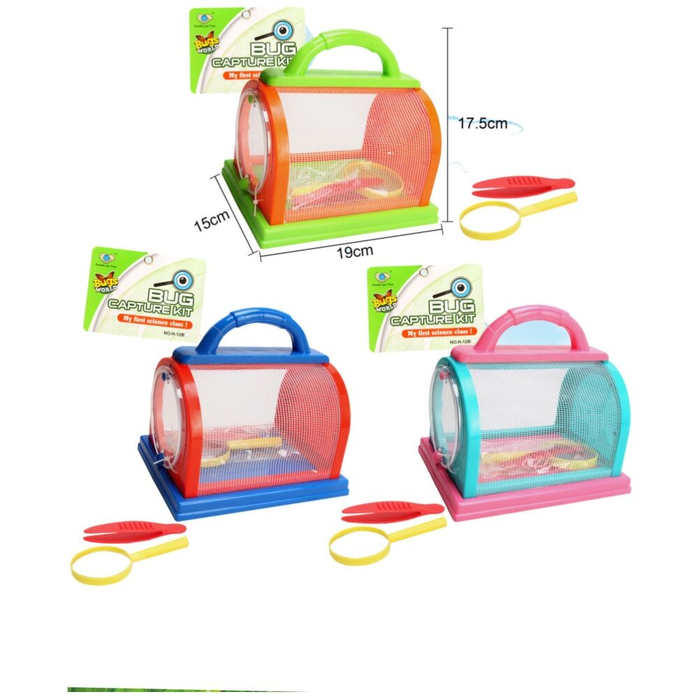 ABT Kids Bug Capture Kit With Magnifying Glass Tweezers 3Y+ Assorted