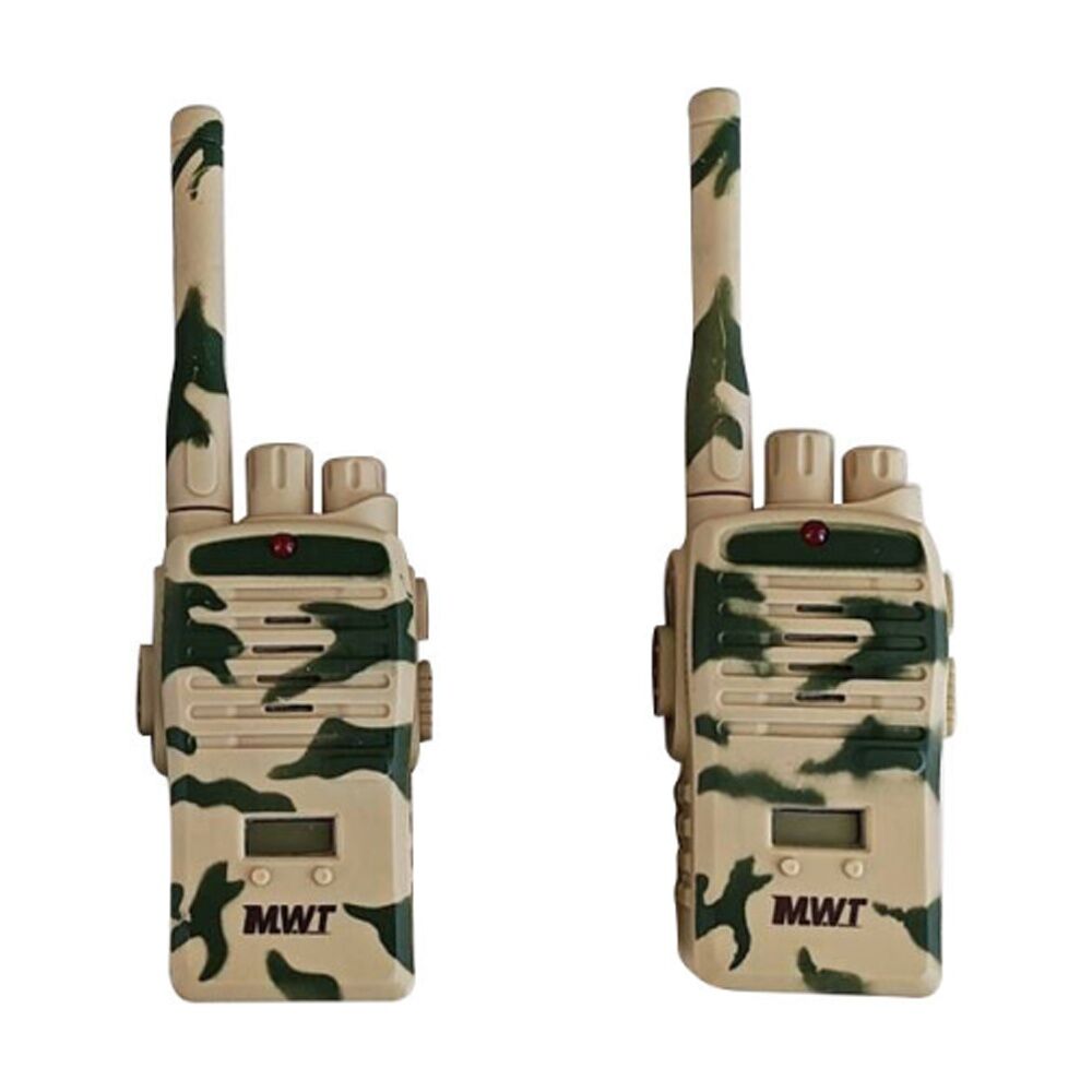 2pc ABT Kids Portable Walkie Talkie With 60m Range Camouflage