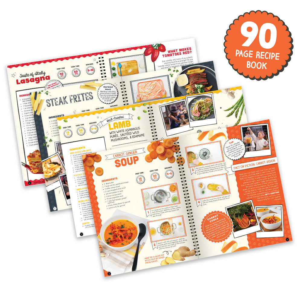Abacus 90pc Masterchef Presents VR Junior Cooking Kit w/ Recipe Book 8+