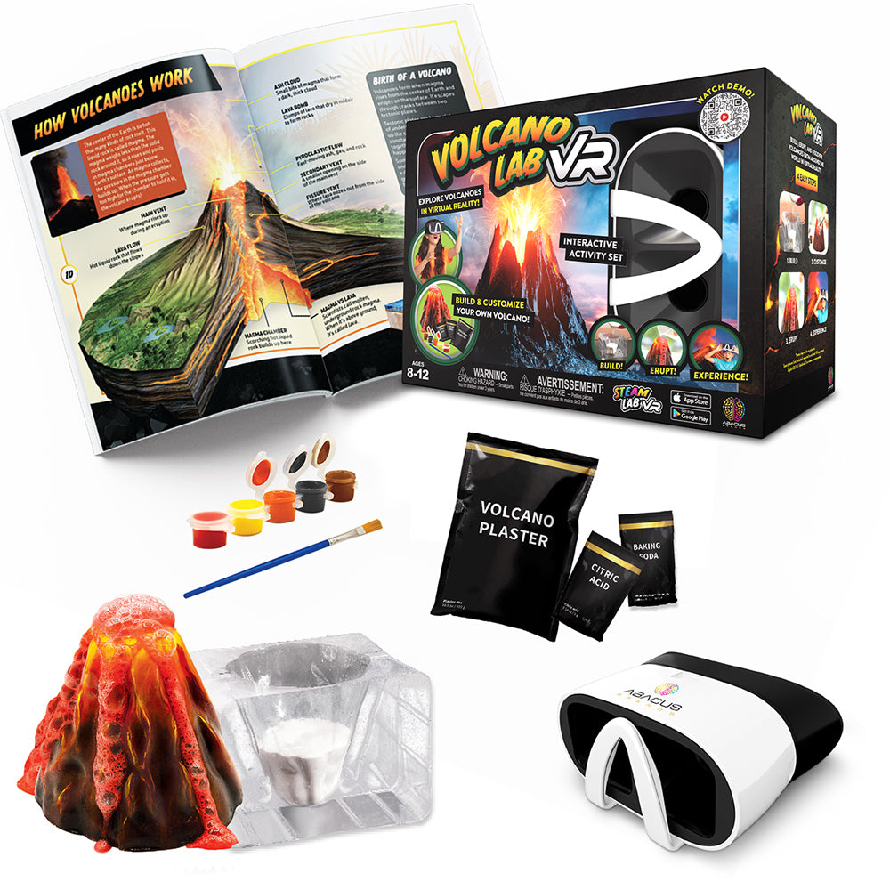Abacus 2.0 Volcano Lab VR Kids Learning Steam Toy 8y+