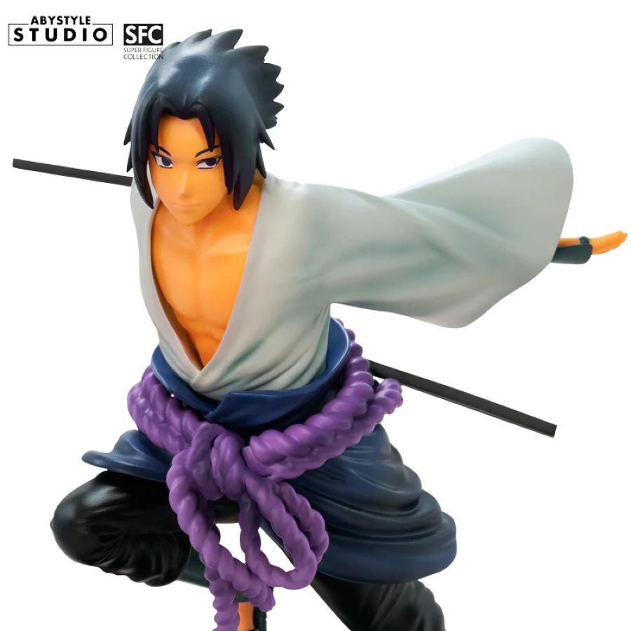 Abystyle Naruto Sasuke Toy Figure Display 1.10 Scale