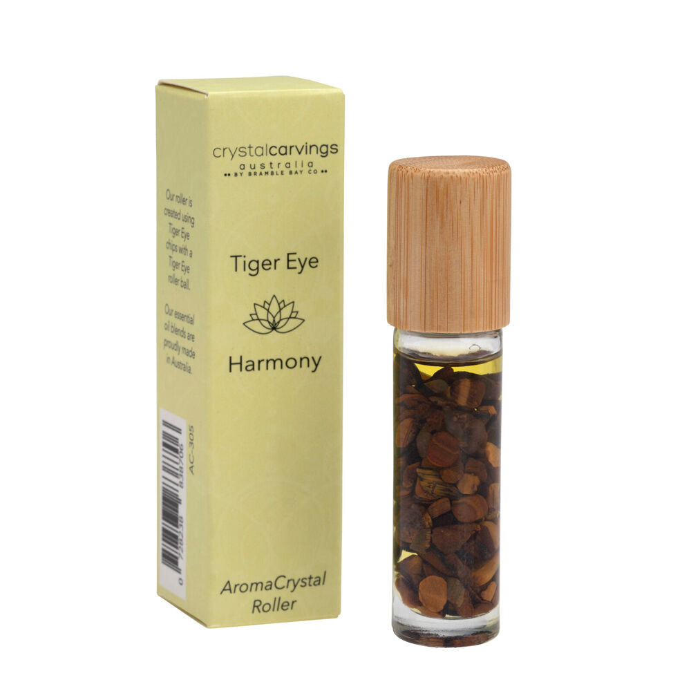 Bramble Bay Harmony Aroma Crystal Roller Lavender Orange & Jasper 5ml
