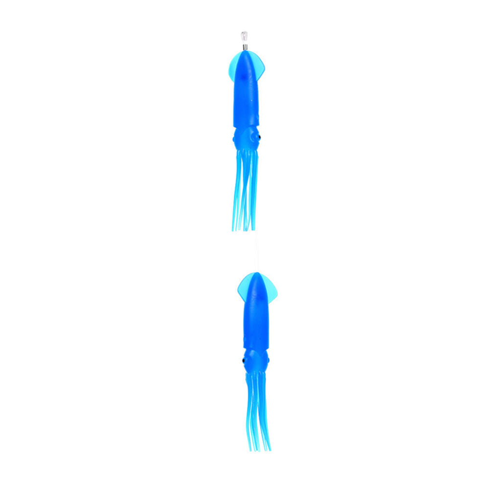 Sea Pro 2 Squid Daisy Chain Offshore Trolling Lure 25.5x12cm - Blue