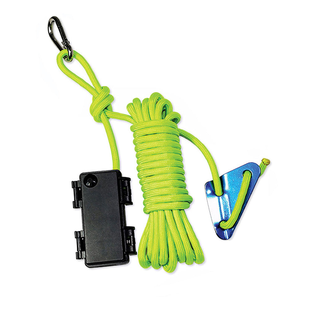 Camp Pro Polyester 5M Camping Tent Bright Rope w/ Battery Box & Adjuster Green