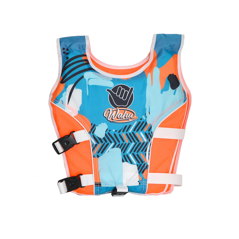 Wahu Swim Life Vest Jacket Pool Safety Kids 6y+ Large 35-50kg Assorted
