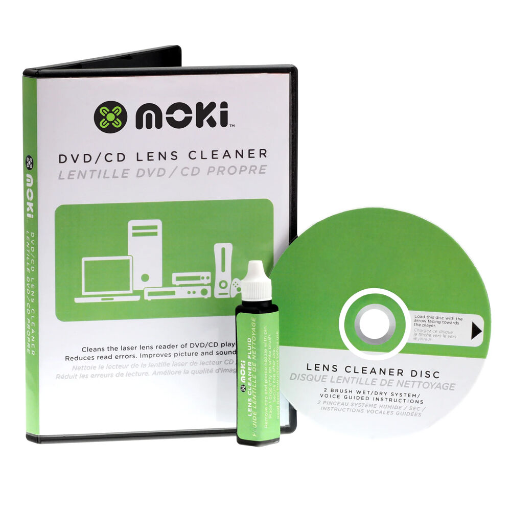 Moki DVD/CD Game Lens Cleaner Kit