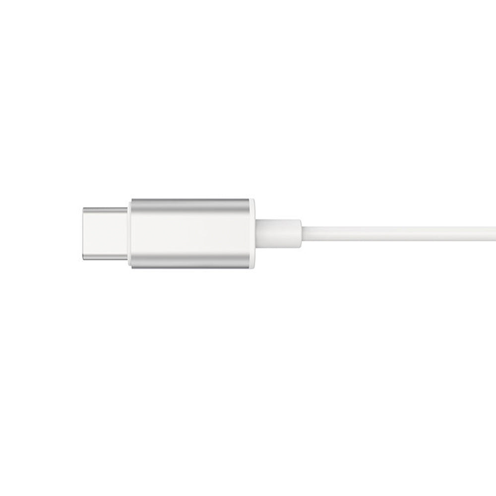 Rewyre USB- C Wired Microphone and Volume Control Earphones White
