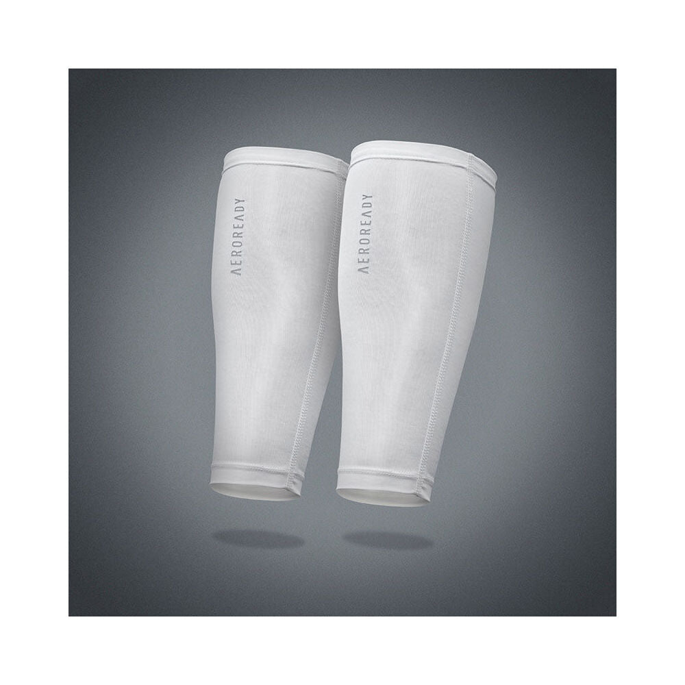 Adidas Aeroready Compression Calf Sleeves Gym/Workout Accessory Size White