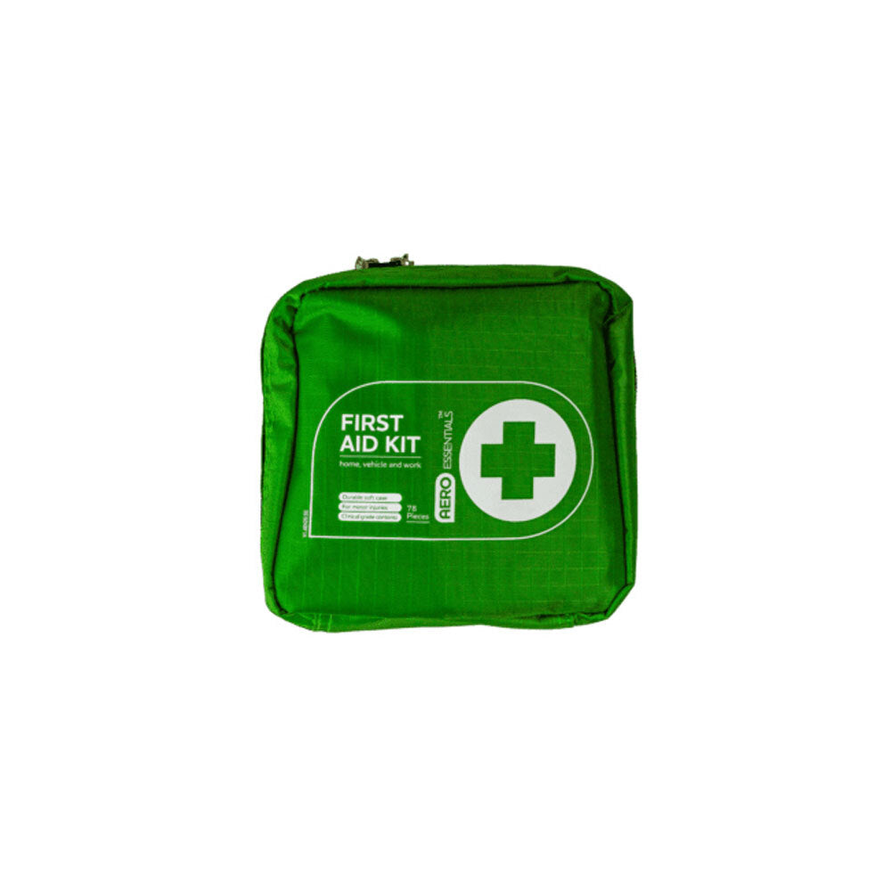 2PK Aerokit AeroEssentials Home/Office Emergency First Aid Kit 20 - Green