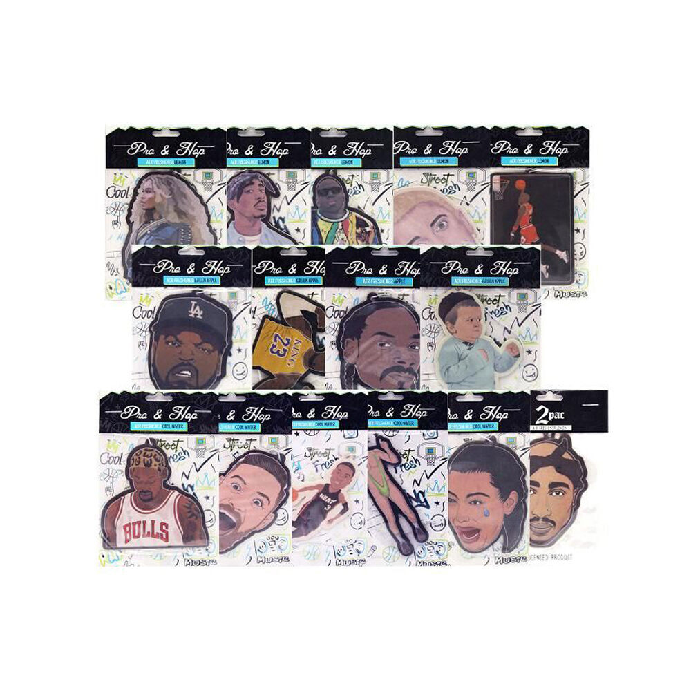 12PK Pro and Hop Hanging Car Pop Culture Air Fresheners - Assorted
