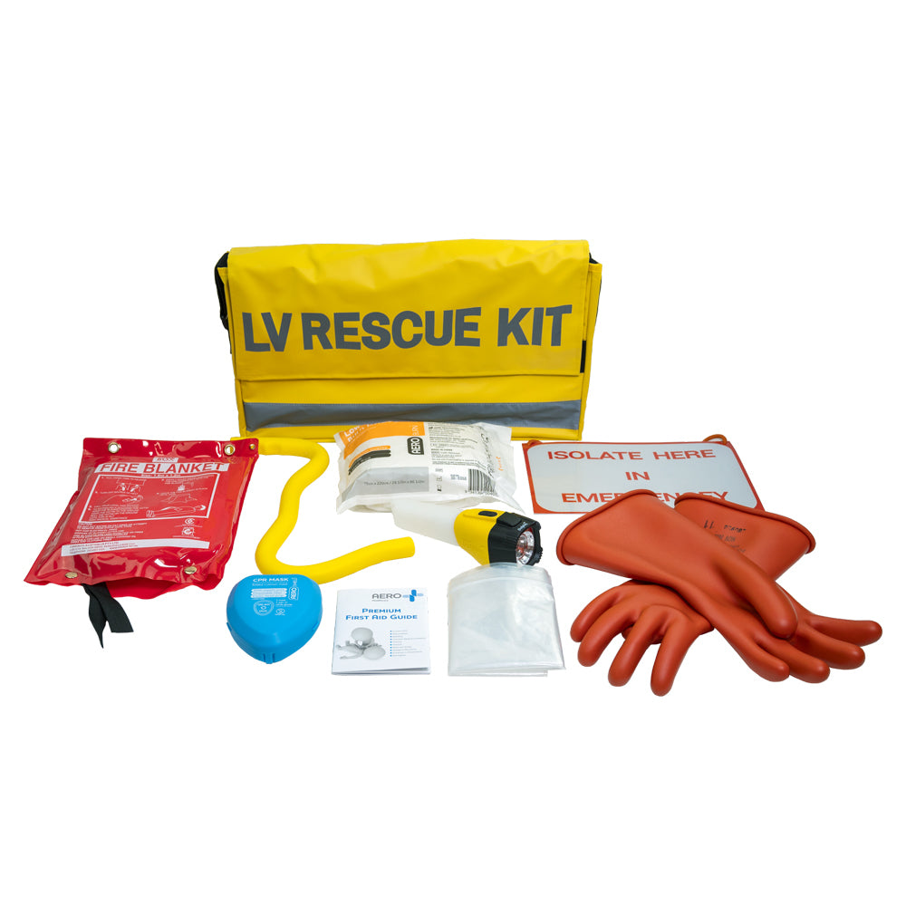 Aerokit Regulator Low Voltage Rescue First Aid Kit 48x26cm Yellow