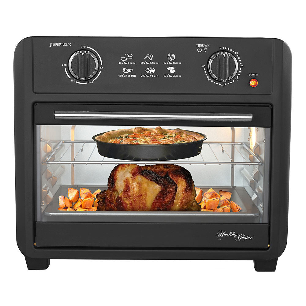 Healthy Choice 23L Convection Air Fryer Oven - Black