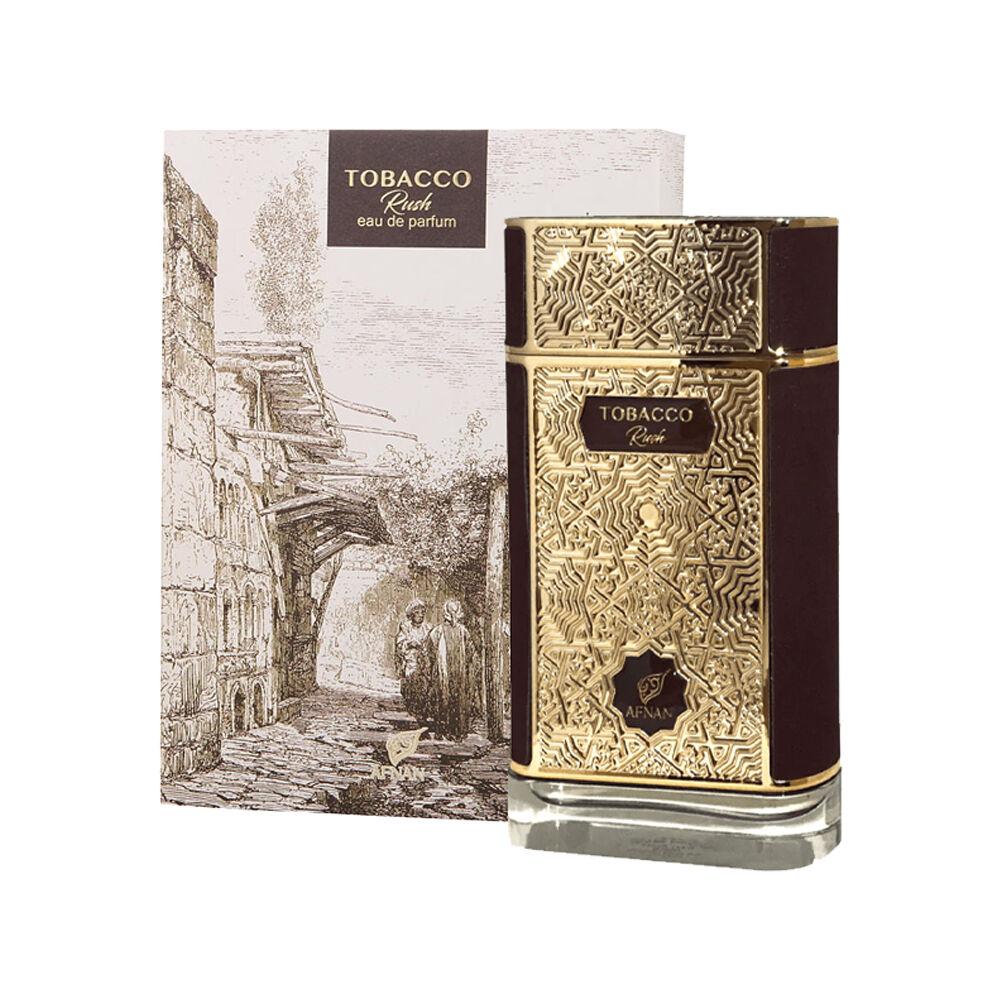 Afnan Tobacco Rush Unisex Fragrance EDP Eau De Parfum Spray Bottle 80mL