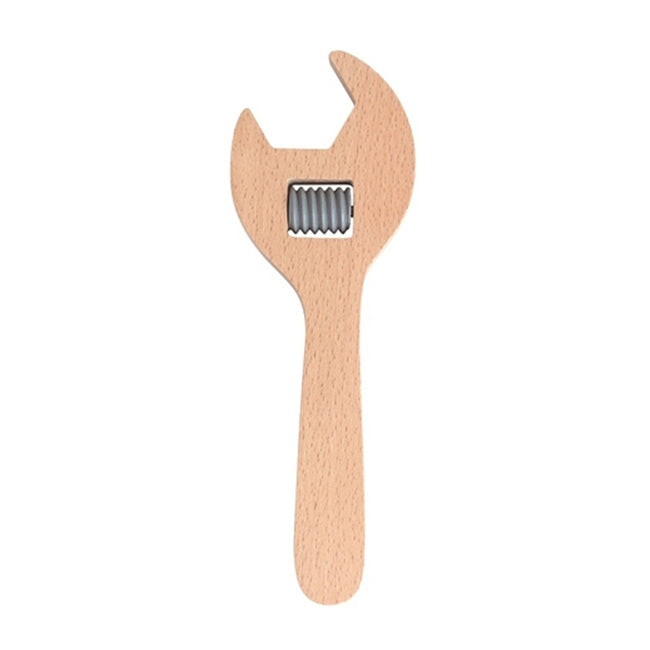 2x MamaMemo Workshop Tools Adjustable Spanner Kids/Children Fun Wooden Toy 3+