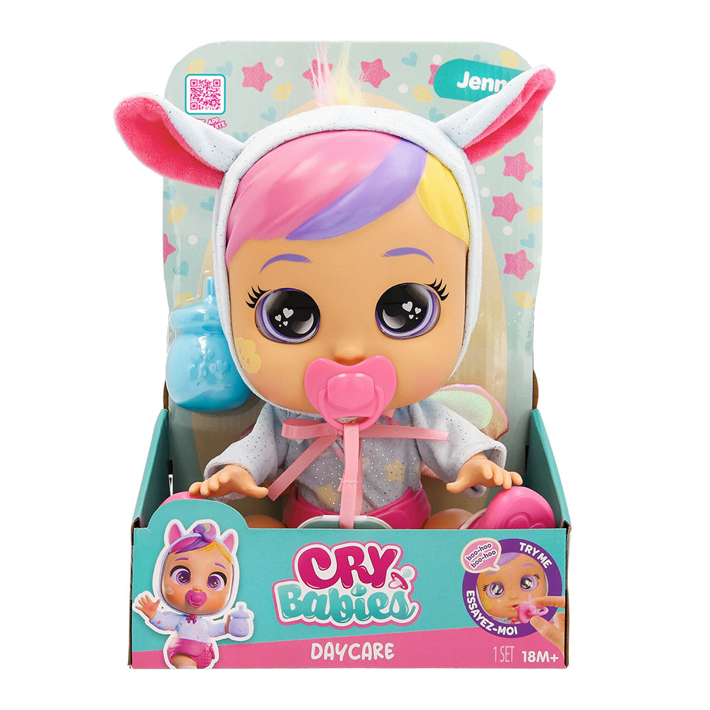 Cry Babies Day Care Jenna Nurturing Baby Doll Kids Toy 18m+