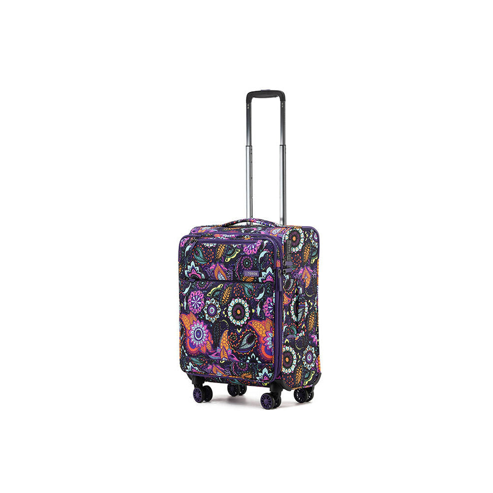 Tosca So-Lite 54cm/48L Suitcase Luggage Trolley - Paisley