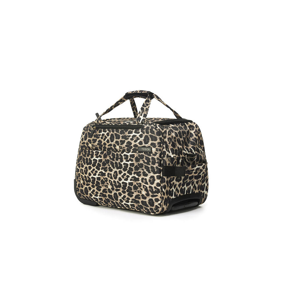 Tosca So-Lite 50cm/45L Cabin Travel Trolley Bag w/ Wheels - Leopard