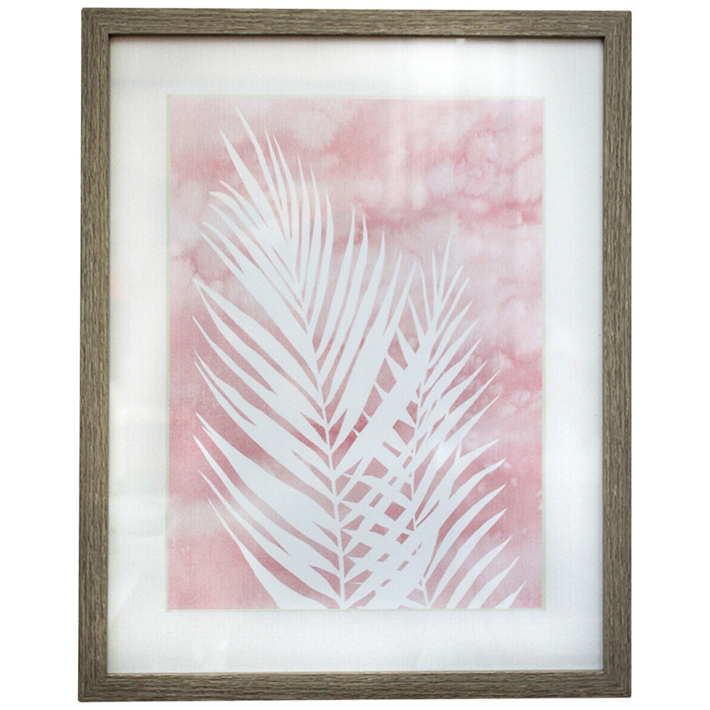 2PK LVD Framed Print Blush 1 Decorative Home/Office Decor 50x40cm