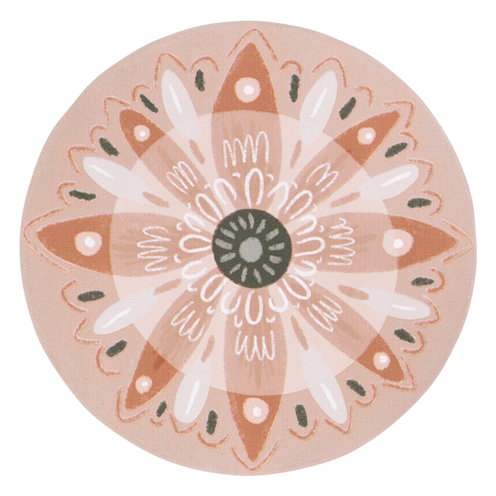 6PK Splosh Amber Garden Bloom 10.5cm Ceramic Coaster Round