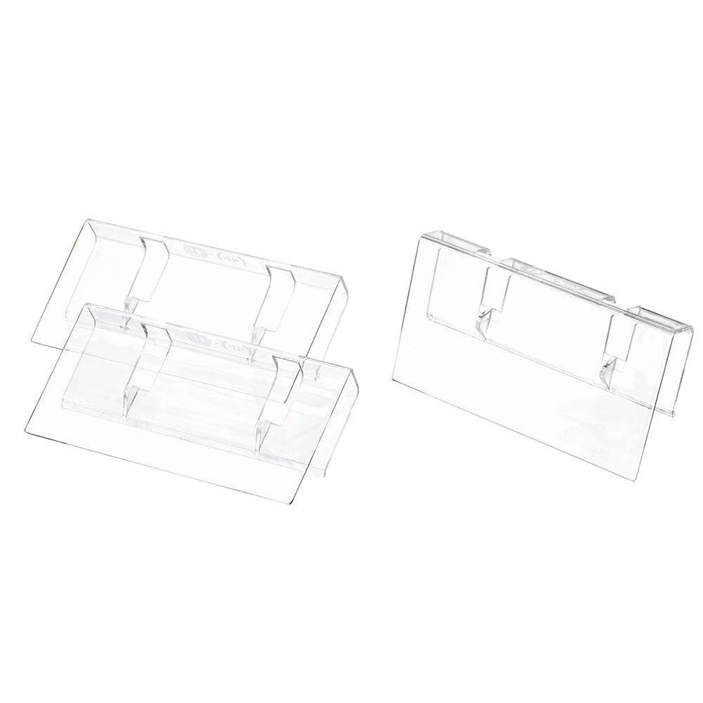 6x iDesign The Home Edit Clear Bin Label Clips